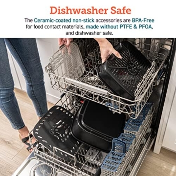 COSORI Electric Smokeless Indoor Grill & Smart XL Air Fryer Combo