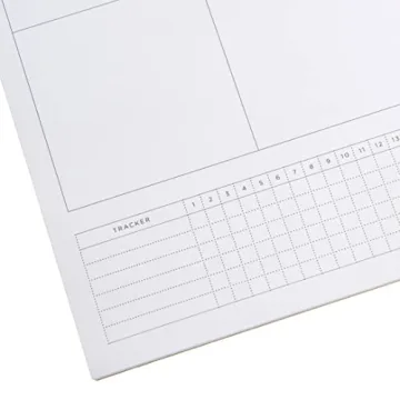 Elegant Undated Month Desktop Calendar Pad for Organization