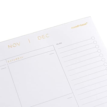 Elegant Undated Month Desktop Calendar Pad for Organization