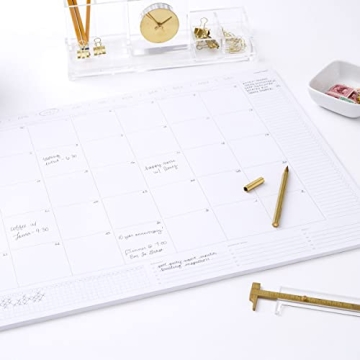 Elegant Undated Month Desktop Calendar Pad for Organization