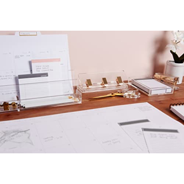 Elegant Undated Month Desktop Calendar Pad for Organization