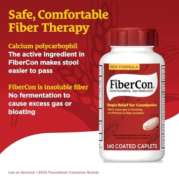 FiberCon Caplets for Digestive Regularity and Relief