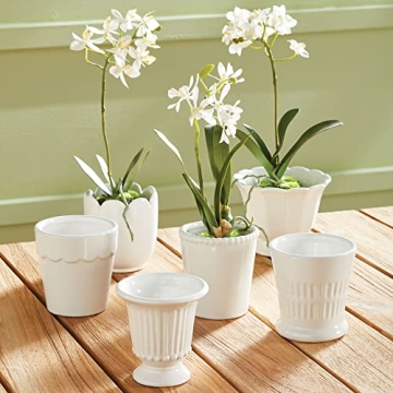 Napa Home Mirabelle Mini Cachepots Set White for Gifts
