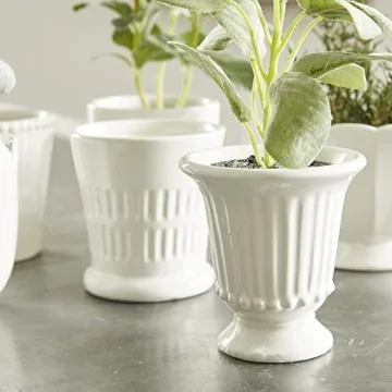 Napa Home Mirabelle Mini Cachepots Set White for Gifts