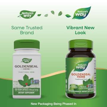 Nature's Way Goldenseal Vegan Herbal Supplement 700 mg