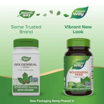 Nature's Way Goldenseal Vegan Herbal Supplement 700 mg