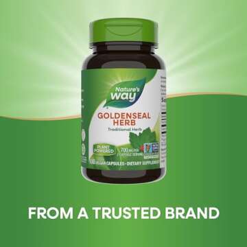 Nature's Way Goldenseal Vegan Herbal Supplement 700 mg