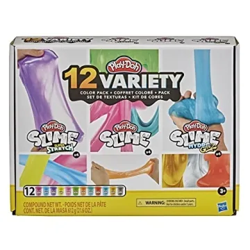 Play-Doh Slime Variety Pack for Kids 3 and Up - 12 Colors
