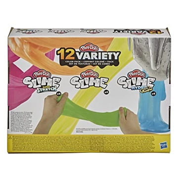 Play-Doh Slime Variety Pack for Kids 3 and Up - 12 Colors
