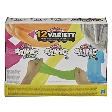 Play-Doh Slime Variety Pack for Kids 3 and Up - 12 Colors