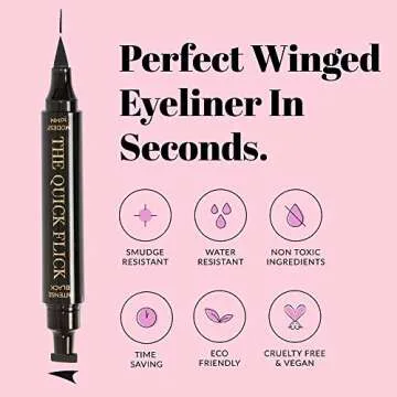 Quick Flick Winged Eyeliner Stamp - Waterproof, Vegan, Hypoallergenic