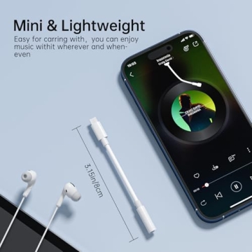 USB Type C Headphone Jack Adapter for iPhone & Samsung