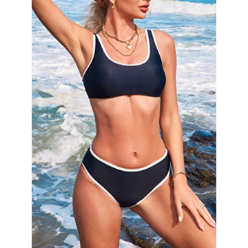 Stylish Hilinker Women's Color Block Swimsuit for Summer Fun