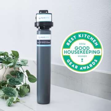 Aquasana Under Sink Water Filter - Reduces 99% of 78 Contaminants Including Chlorine & Lead from Tap...