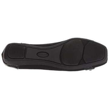 Anne Klein Women's Umeko Ballet Flat, Black/Multi Fabric, 9 M US