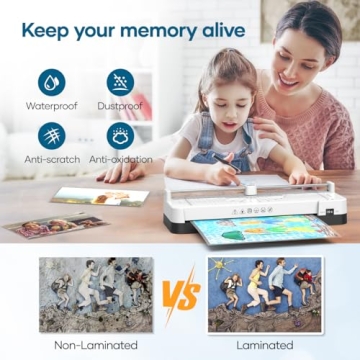 Affordable A3 Laminator with Sheets and Built-in Tools for All