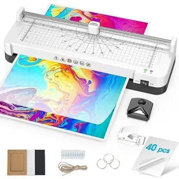 Affordable A3 Laminator with Sheets and Built-in Tools for All