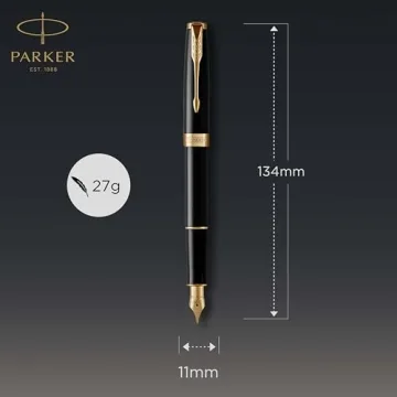 PARKER Sonnet Fountain Pen with Gold Trim