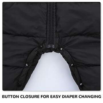 Fumdonnie Baby Boy Snowsuit Jacket Infant Winter Clothes Newborn Coat Snow Wear 0-6 Months