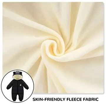 Fumdonnie Baby Boy Snowsuit Jacket Infant Winter Clothes Newborn Coat Snow Wear 0-6 Months