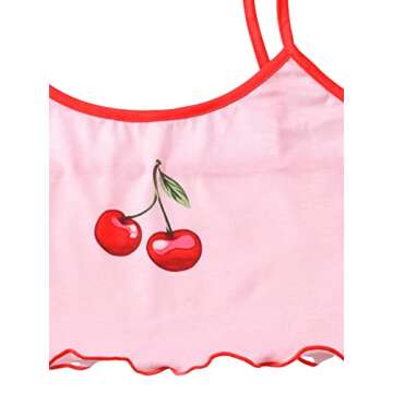 SweatyRocks Women's Cute Summer Pajama Set Cami and Shorts