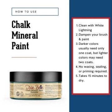 Dixie Belle Palmetto Chalk Mineral DIY Paint 4oz