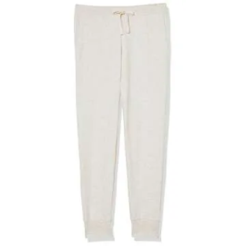 Amazon Essentials Women's Fleece Jogger Sweatpant (Available in Plus Size), Oatmeal Heather, Large