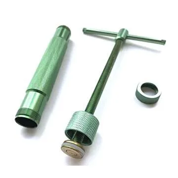 HEVERP Stainless Steel Clay Extruders Sugar Paste Extruder Cake Fondant Decorating Tool Set (Green)