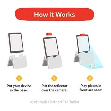 Osmo - Little Genius Sticks & Rings-2 Educational Learning Games -Ages 3-5-Imagination,Letter Formation & Creativity-For iPad or Fire Tablet -STEM Toy,Boy & Girl(Base Required - Amazon Exclusive)