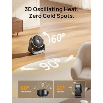Dreo 3D Oscillating Whole Room Heater for Indoor Use