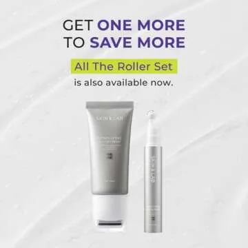 [SKIN&LAB] Anti-aging Rollers Duo Set, includes Bakuchiol Eye and Retinol Lifting Roller, Korean Vegan Skincare Gift Set, Gift for women, Christmas skincare gift set