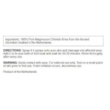 Swanson Magnesium Oil Spray Zechstein Magnesium Soothes Muscles Nourishes Skin Stress Relief Sleep Rapid Absorption Dr. Barbara Hendel's Formula 8 fl oz (237 ml) Liquid