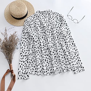 Stylish ECOWISH Leopard Print Tunic Shirt for Women