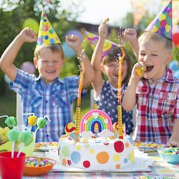 Vibrant Rainbow Cake Topper for All Celebrations