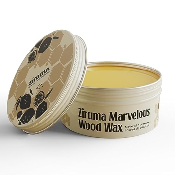 Ziruma Premium Beeswax for Cutting Boards - Food Grade Natural Wood Conditioner [7 oz]