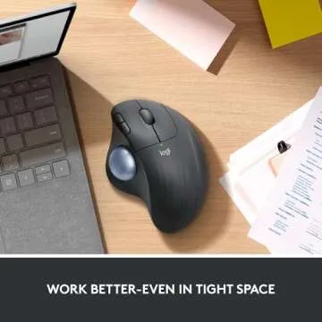 Logitech ERGO M575 Wireless Trackball Mouse for Ergonomic Comfort