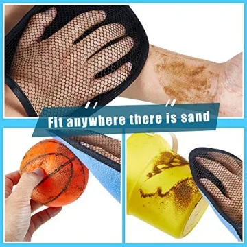 Soft Sand Wipe Off Mitt - Essential Beach Clean Up Tool
