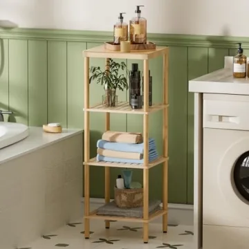 Eco-Friendly AmazerBath Bamboo Shelf for Any Room