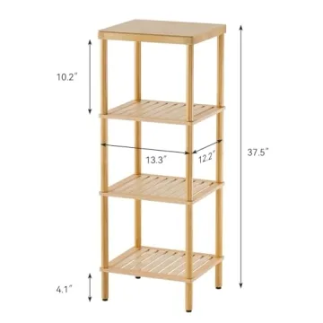 Eco-Friendly AmazerBath Bamboo Shelf for Any Room