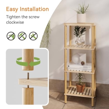 Eco-Friendly AmazerBath Bamboo Shelf for Any Room