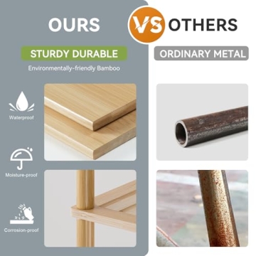 Eco-Friendly AmazerBath Bamboo Shelf for Any Room