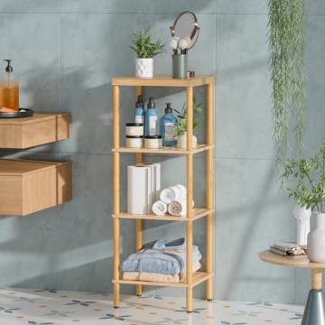 Eco-Friendly AmazerBath Bamboo Shelf for Any Room