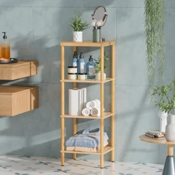 Eco-Friendly AmazerBath Bamboo Shelf for Any Room