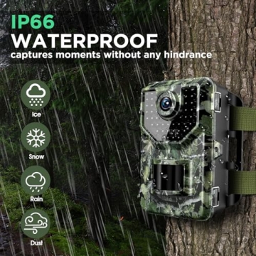 Vikeri 4K Trail Camera with Night Vision and Waterproof Design