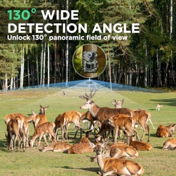 Vikeri 4K Trail Camera with Night Vision and Waterproof Design