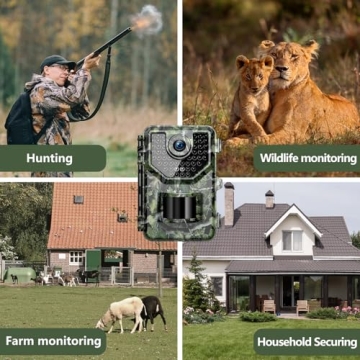 Vikeri 4K Trail Camera with Night Vision and Waterproof Design