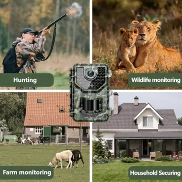 Vikeri 4K Trail Camera with Night Vision and Waterproof Design