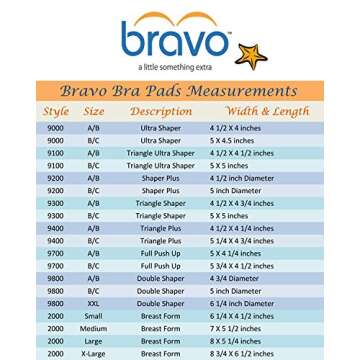 BRAVO Ultra Shaper Bra Pads for All-Day Comfort
