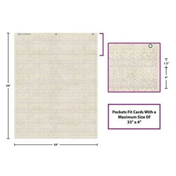 Teacher Created Resources Woven 10 Pocket Chart (34" x 44") (TCR20105)