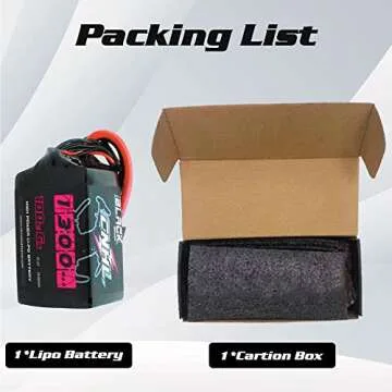 CNHL 22.2V 1300mAh 6S Lipo Battery 100C with XT60 Plug for FPV Drone Racing RC Quadcopter Helicopter Airplane